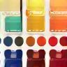 Dyeing icon with a color palette and brush